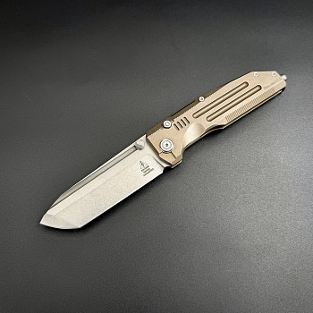 Складной тактический нож Alien n690c0 Titanium Bronze Alpha Miu