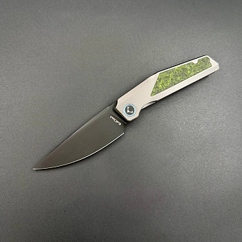 Kniclad Eclat CPM S35VN Green Carbon Fiber DLC