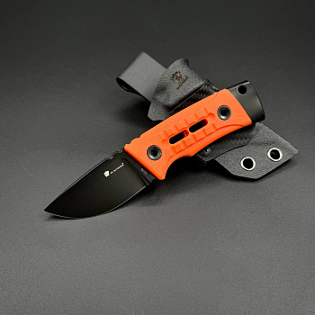 Нож EDC скиннер-горфикс LOCKLET Mini orange DC53 HX OUTDOORS