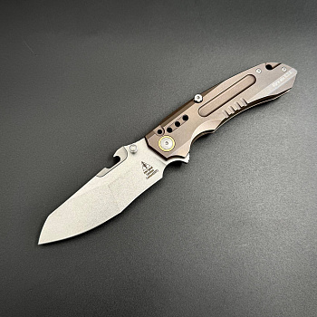 Складной тактический нож Martian n690co Titanium Bronze Alpha Miu
