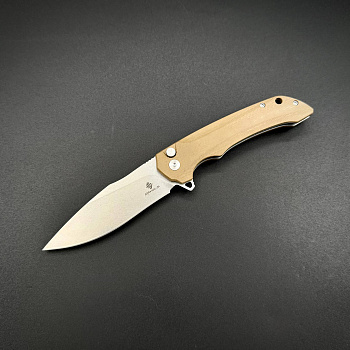 Складной нож Abyss-B n690co G10 Sand Alpha Miu