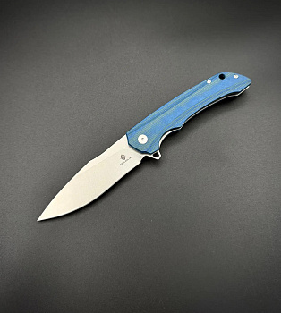Складной нож Abyss-L n690co G10 Blue Alpha Miu